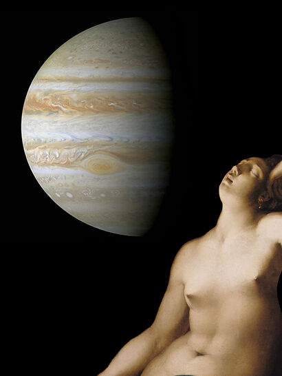 Jupiter moon - a Digital Graphics and Cartoon Artowrk by Mario Pepe
